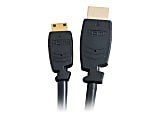 C2G Velocity High-Speed HDMI To HDMI Mini Cable With Ethernet, 9.8' 1 thumbnail image