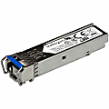 StarTech.com Juniper SFP-GE10KT13R15 Compatible SFP Module - 1000Base-BX10-U Fiber Optical Transceiver 1 thumbnail image