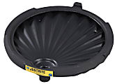 Justrite® Spill Control Funnel For Non-Flammables, 3 1/4" x 21", Black