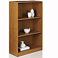 Realspace® Basic Bookcase, 3 Shelves, Canyon Maple