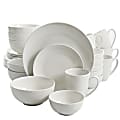 Gibson Home Ogalla 30-Piece Dinnerware Set, White