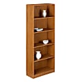 Realspace® Basic Bookcase, 5 Shelves, Canyon Maple