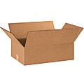Partners Brand Corrugated Boxes, 6"H x 12"W x 17"D, 15% Recycled, Kraft, Bundle Of 25