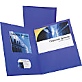 Oxford Letter Recycled Pocket Folder - 8 1/2"x11" - 100 Sheet Capacity - 2 Inside Front & Back Pocket(s) - 57514 1 thumbnail image