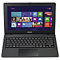 Asus X200CA-DH21T 11.6" Touchscreen LCD Notebook - Intel Pentium 2117U Dual-core (2 Core) 1.80 GHz - 4 GB DDR3 SDRAM - 500 GB HDD - Windows 8 64-bit - 1366 x 768 - Black 1 thumbnail image