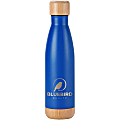 Custom Voyager Bottle With Bamboo Base And Lid, 17 Oz 1 thumbnail image