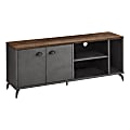 Monarch Specialties Danielle TV Stand For 58" TVs, Brown/Gray