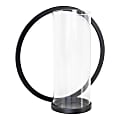 Kate and Laurel Khauli Metal Wall Sconce Candle Holder, 12-1/4"H x 12-1/4"W x 5-1/2"D, Black 1 thumbnail image