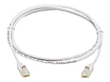 Tripp Lite Safe-IT Cat6a Ethernet Cable Antibacterial Snagless Slim M/M 5ft  - 10 Gbit/s - Gold Plated Contact - 28 AWG - White