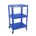 H. Wilson Metal Utility Cart, Blue