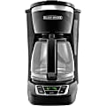 Black & Decker 12-Cup Programmable Coffeemaker Black - Programmable - 975 W - 12 Cup(s) - Multi-serve - Timer - Black - Glass Carafe - Paper Filter - Countertop 1 thumbnail image