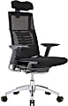 Raynor® Powerfit Ergonomic Fabric High-Back Executive Office Chair, Black 1 thumbnail image