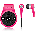 NoiseHush NS560 Clip-on Bluetooth Stereo Headset - Pink - Stereo - Mini-phone - Wired/Wireless - Bluetooth - 32.8 ft - Earbud - Binaural - In-ear - Echo Cancelling Microphone - Noise Canceling - Pink