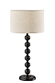 Adesso Orchard Table Lamp, 28-1/4”H, Cream Linen Fabric Shade/Black Base 1 thumbnail image
