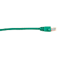 Black Box Connect Cat.6 UTP Patch Network Cable - 3 ft Category 6 Network Cable for Network Device - First End: 1 x RJ-45 Network - Male - Second End: 1 x RJ-45 Network - Male - 1 Gbit/s - Patch Cable - Gold Plated Contact - CM - 26 AWG - Green - 1 Each 1 thumbnail image