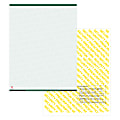 Medicaid-Compliant High-Security Perforated Laser Prescription Forms, Full Sheet, 1-Up, 8-1/2" x 11", Green, Pack Of 2,500 Sheets 1 thumbnail image