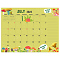 TF Publishing Large Desk Blotter Calendar, 17" x 22", Theme, July 2022 To June 2023