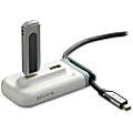 Belkin® USB 2.0 Plus 4-Port Hub, 9"H x 5.5"W x 2"D, White 1 thumbnail image
