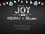 Custom Holiday Invitations, 5 1/2" x 4 1/4", Bright White, Pack Of 10 1 thumbnail image