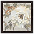Timeless Frames® Supreme Espresso Botanical Art, 12” x 12”, Bloom Peony Letter I