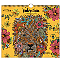 Lang Artisan Spiral Monthly Calendar, 12-3/8” x 13-3/4”, Valentina, January To December 2022, 229990340 1 thumbnail image