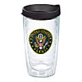 Tervis Military Tumbler With Lid, US Army, 16 Oz, Clear
