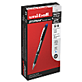 uni-ball® Jetstream™ Gel Rollerball Pen, Medium Point, 1.0 mm, Black Barrel, Blue Ink