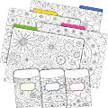 Barker Creek Folder/Pocket Set, 1/3-Cut Tab, Letter Size, Color Me In My Garden, Set Of 42 Pieces 1 thumbnail image