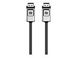 Belkin DisplayPort to DisplayPort Cable w/ Latches - DisplayPort 1.2 - 4K - 3m/9.9ft - M/M - Black - Male - DisplayPort Male - 10ft - Black