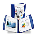 Office Depot® Brand View Professional Binder, 1 1/2" Rings, Blue