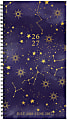 Willow Creek Press Academic Weekly/Monthly Spiral Planner, 3-1/2" x 6-1/2", Starry Intentions, July 2026 - June 2027, Total Qty 1 1 thumbnail image
