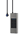 Austere V Series Power 5S-PS6-US1 6-Outlet With OmniPort USB, Silver Brushed Aluminum 1 thumbnail image