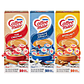 Coffee-Mate Creamer Singles Variety Pack, 0.38 Oz, 50 Creamers Per Carton, Case of 3 Cartons 1 thumbnail image