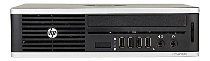 HP Elite 8000 USFF Refurbished Desktop PC, Intel® Core™ 2 Duo, 4GB Memory, 320GB Hard Drive, Windows® 10, H8000UC2D4320WH