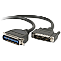 Belkin Printer Cable - 6 ft Data Transfer Cable for Printer - First End: 1 x DB-25 Male - Second End: 1 x Centronics Male - Black - 1 Pack