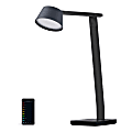 Black+Decker Verve Designer Series Smart LED Desk Lamp With Wireless Charging, 17-3/8"H, Black