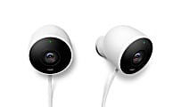 Google™ Nest Cam 4T8820 3.0-Megapixel Outdoor Security Camera, Pack Of 2