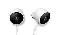 Google™ Nest Cam 4T8820 3.0-Megapixel Outdoor Security Camera, Pack Of 2 1 thumbnail image