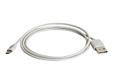 C2G 1m USB A to Lightning Cable - Charging Cable - iPhone Cable - 3ft White - Use with the latest generation Apple® iPad®, iPhone® or iPod® devices to sync and charge