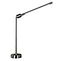 Kenroy 51" Maximum Tublette Table Lamp, Brushed Steel Finish