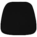 Flash Furniture Soft Fabric Chair Cushion For Wood/Resin Chiavari Chairs, Black