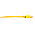 Black Box Connect Cat.6 UTP Patch Network Cable - 3 ft Category 6 Network Cable for Network Device - First End: 1 x RJ-45 Network - Male - Second End: 1 x RJ-45 Network - Male - 1 Gbit/s - Patch Cable - Gold Plated Contact - CM - 26 AWG - Yellow - 1 Each 1 thumbnail image