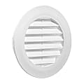 Lambro Plastic Flush-Mount Round Vent for installation in soffits or walls, White, 174W 1 thumbnail image