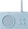 Lexon TYKHO 3 FM Radio And Bluetooth Speaker, Light Blue