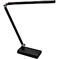 Ledu Folding Strip LED Desk Lamp - 15" Height - 3.60 W LED Bulb - Flexible, Adjustable Arm - 250 Lumens - Desk Mountable - Black 1 thumbnail image
