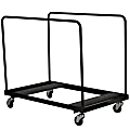 Flash Furniture Folding-Table Dolly For Round Folding Tables, 47"H x 29"W x 48"D, Black