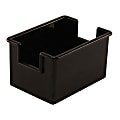Winco Plastic Sugar Packet Holder, 3-1/2"L x 2-1/2"W x 2"H, Black 1 thumbnail image