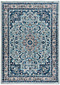 Linon Innova Area Rug, 5-29/50' x 9-29/50', Bain Blue/Taupe 1 thumbnail image