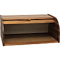 Lipper Acacia Rolltop Bread Box - Brown - Acacia Body - 1 1 thumbnail image