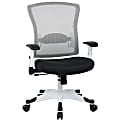 Office Star™ Space Seating Mesh Mid-Back Chair, Black/White 1 thumbnail image